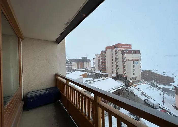 6 Places, Superbe Vue Face à La Montagne, 50m Des Pistes Val Thorens